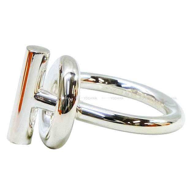 HERMES ring Echappee #54 Silver925[EXCELLENT][Authentic]