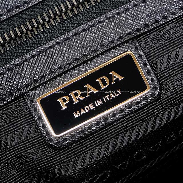 PRADA Shoulder bag Re-Nylon Noir (Black) Nyron Saffiano leather Silver HW 2VH18_2DMH_F0002_V_XOO[BRAND NEW][Authentic]