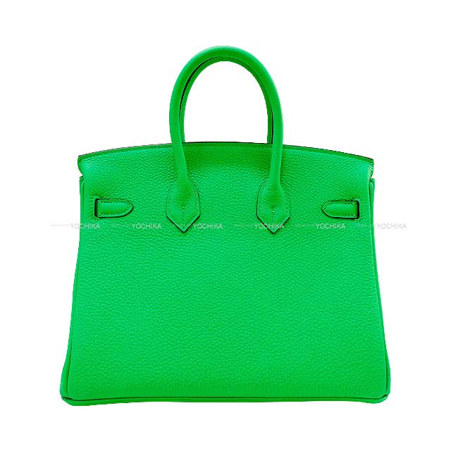 HERMES Handbag Birkin25 Vert comics Veau Togo Silver HW Stamp W[BRAND NEW][Authentic]