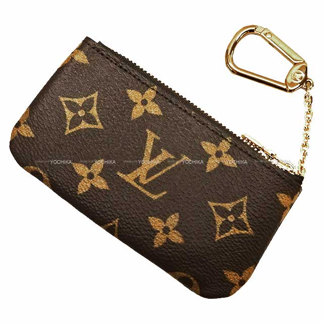 LOUIS VUITTON key case Pochette Cles Card Monogram Canvas Gold HW M62650[BRAND NEW][Authentic]