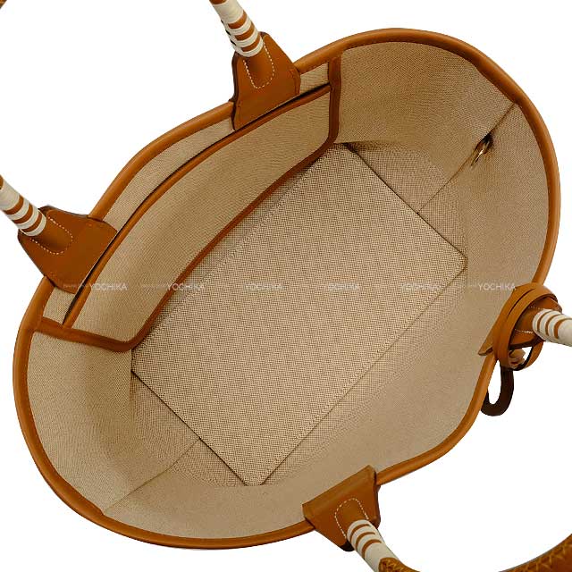 Pre-loved] HERMES Handbag Steeple 25 Quadrige Gris/Beige(14)/Ecru