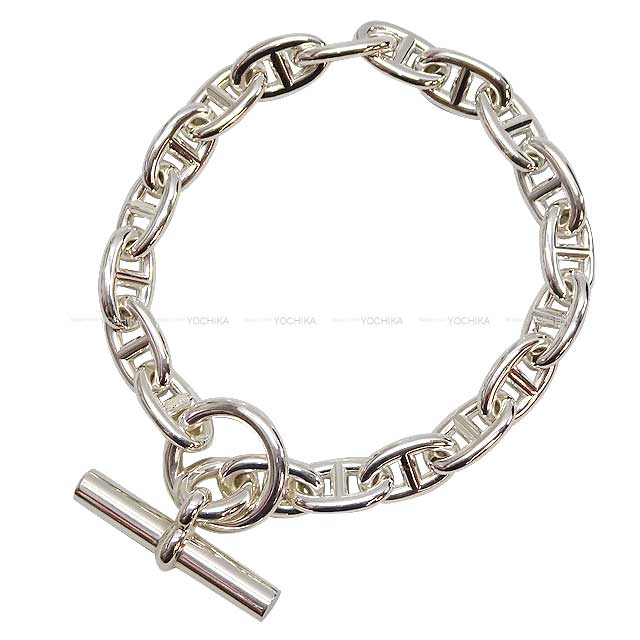 HERMES bracelet Chaine D'ancre MM 19links Silver925[BRAND NEW][Authentic]