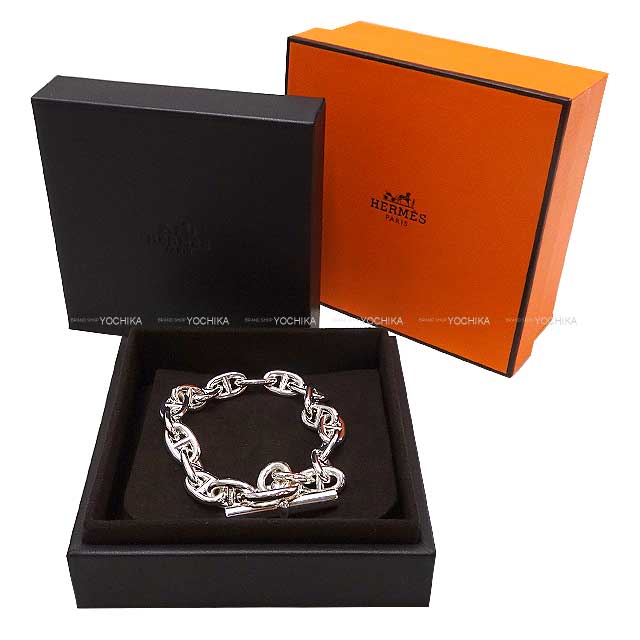 HERMES bracelet Chaine D'ancre MM 19links Silver925[BRAND NEW][Authentic]