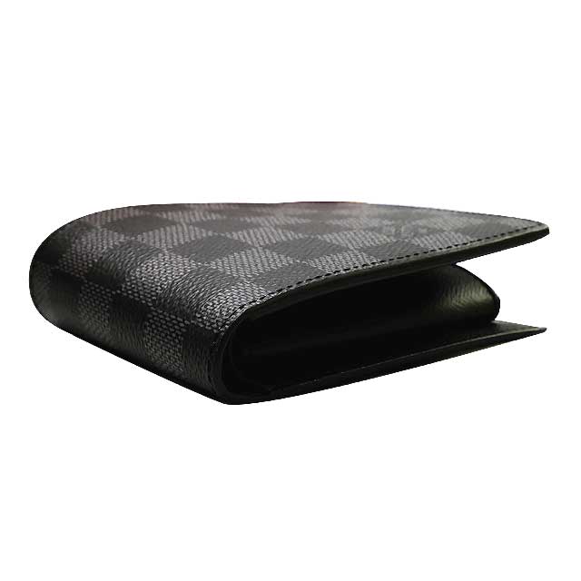 LOUIS VUITTON Bi-fold wallet Portofeuil Marco NM Noir (Black) Damier Graphite N63336[BRAND NEW][Authentic]