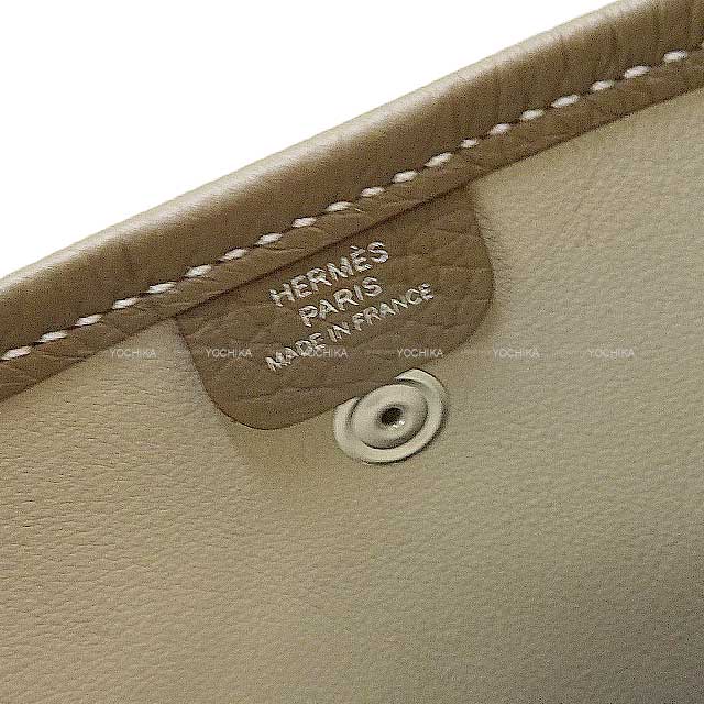 HERMES Shoulder bag Evelyne 16 TPM amazon Etoupe/Gris Caillou Grizzly/Taurillon Clemence Silver HW Stamp B[BRAND NEW][Authentic]