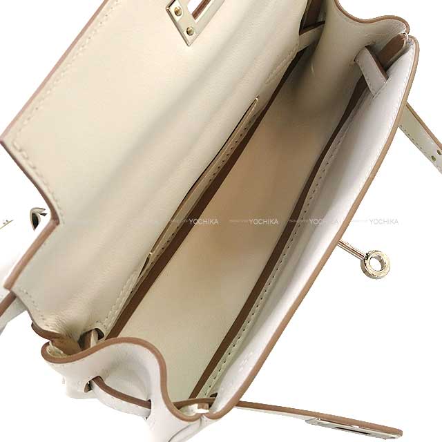 HERMES Shoulder bag Kelly Moove Gris Perle Evercalf Silver HW Stamp B[BRAND NEW][Authentic]