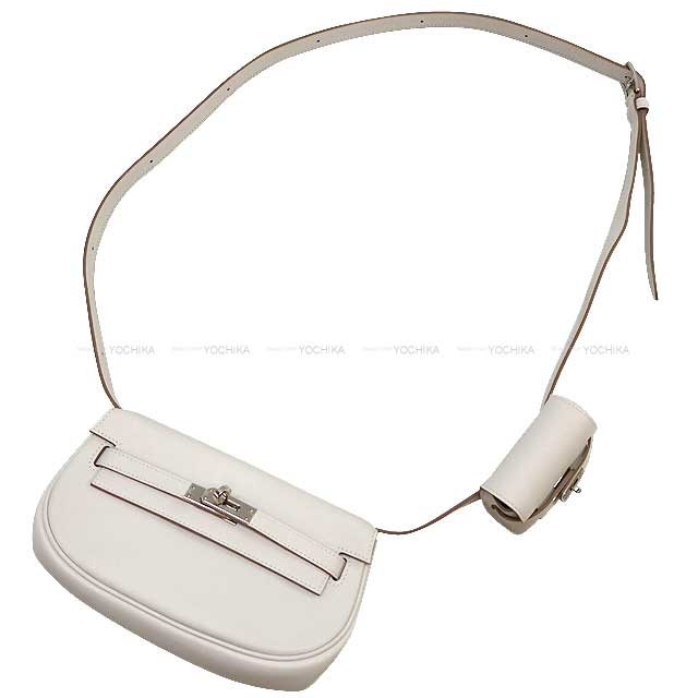 HERMES Shoulder bag Kelly Moove Gris Perle Evercalf Silver HW Stamp B[BRAND NEW][Authentic]