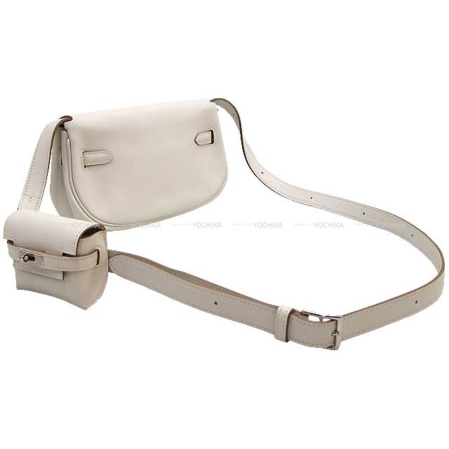 HERMES Shoulder bag Kelly Moove Gris Perle Veau Swift Silver HW Stamp B[BRAND NEW][Authentic]