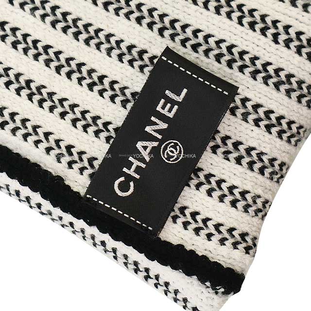 2024 Cruese NEW CHANEL COCO Mark logo leggings legs warmer Noir (Black)/Blanc (White) rayon 69%/polyester 27%/nylon 3%/polyurethane 1% AA9804[BRAND NEW][Authentic]