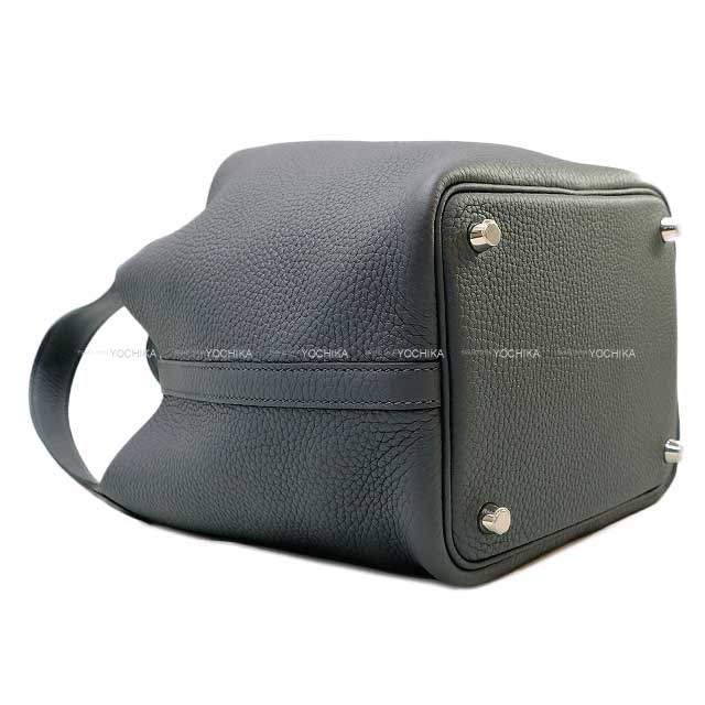HERMES Handbag Picotin Lock 18 PM Gris Misty Taurillon Clemence Silver HW Stamp G[BRAND NEW][Authentic]