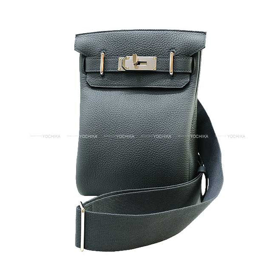 HERMES Shoulder bag Hac a Dos PM Gris Misty Veau Jonathan Silver HW Stamp W[BRAND NEW][Authentic]