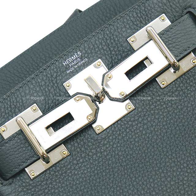 HERMES Shoulder bag Hac a Dos PM Gris Misty Veau Jonathan Silver HW Stamp W[BRAND NEW][Authentic]