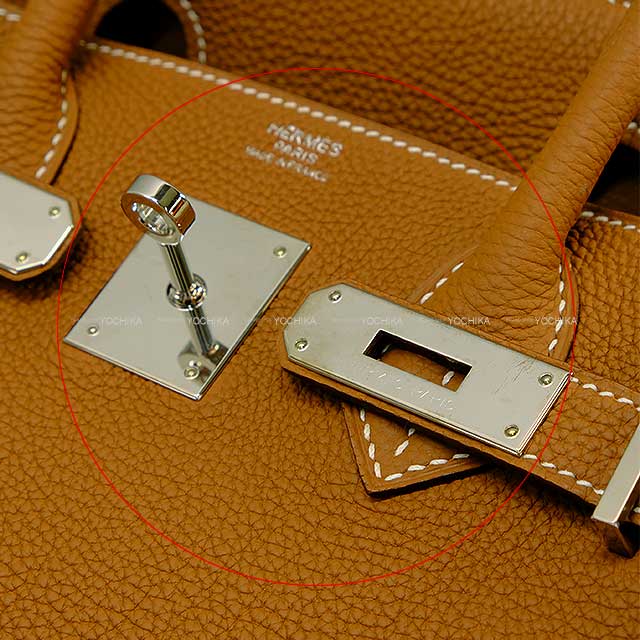 [Pre-loved] HERMES Handbag Birkin30 Gold Veau Togo Silver HW Stamp Y[LIKE NEW][Authentic]