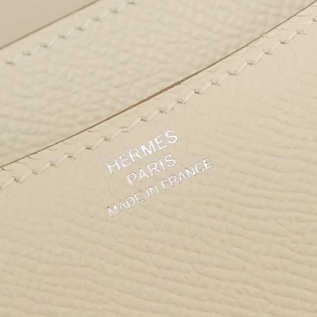 HERMES Shoulder bag Constance 3 18 Craie Veau Epsom Silver HW Stamp Y[EXCELLENT][Authentic]