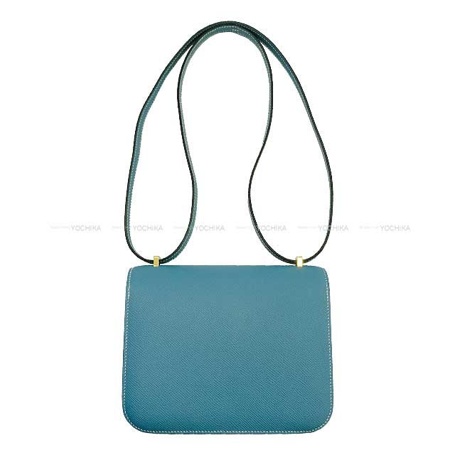 HERMES Shoulder bag Constance 3 18 Miroir New Bleu Jean Veau Epsom Gold HW Stamp W[BRAND NEW][Authentic]