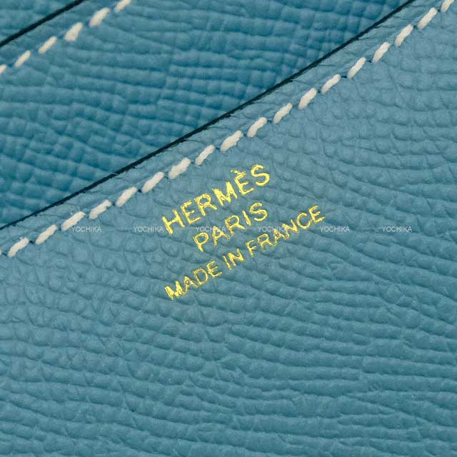 HERMES Shoulder bag Constance 3 18 Miroir New Bleu Jean Veau Epsom Gold HW Stamp W[BRAND NEW][Authentic]