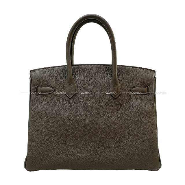 [Pre-loved] HERMES Handbag Birkin30 Etain Veau Jonathan Rose Gold HW Stamp Z[LIKE NEW][Authentic]