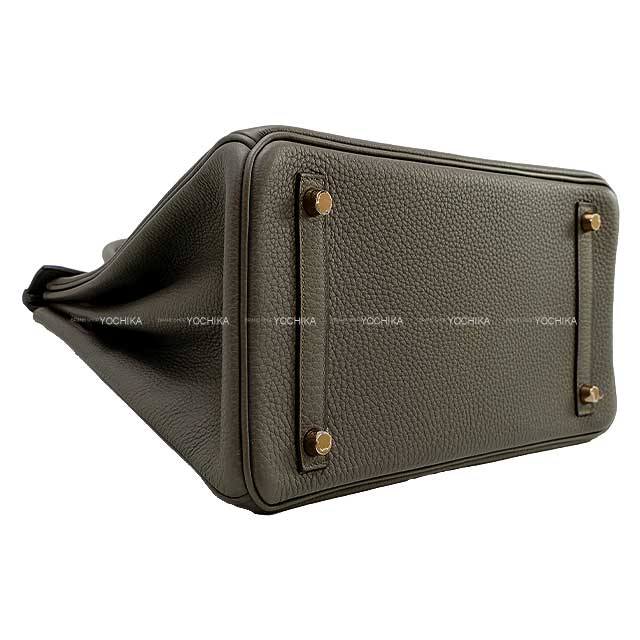 [Pre-loved] HERMES Handbag Birkin30 Etain Veau Jonathan Rose Gold HW Stamp Z[LIKE NEW][Authentic]