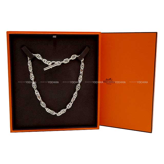 HERMES necklace Chaine D'ancre PM 43links Silver Silver925 Silver HW[ALMOST NEW][Authentic]