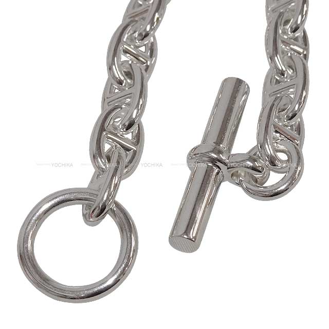 HERMES necklace Chaine D'ancre PM 43links Silver Silver925 Silver HW[ALMOST NEW][Authentic]