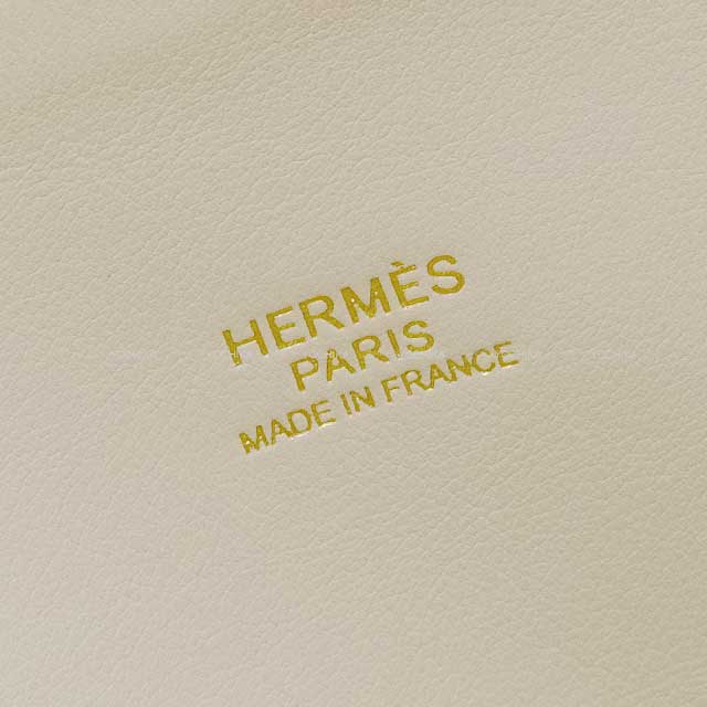 [Pre-loved] HERMES Shoulder bag Bolide31 Craie Taurillon Clemence Gold HW Stamp Z[LIKE NEW][Authentic]