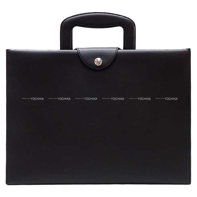 HERMES Briefcase Tribune Noir (Black) Veau Sombrero Silver HW Stamp B[EXCELLENT][Authentic]