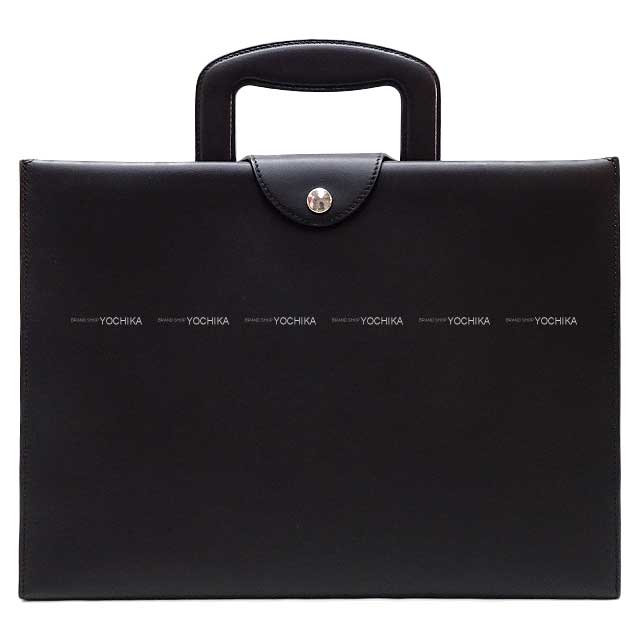 HERMES Briefcase Tribune2 Noir (Black) Veau Sombrero Silver HW Stamp B[EXCELLENT][Authentic]