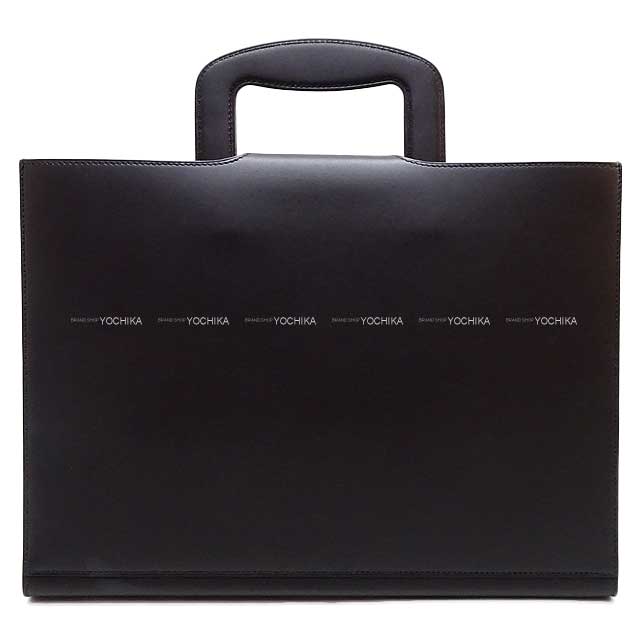 HERMES Briefcase Tribune2 Noir (Black) Veau Sombrero Silver HW Stamp B[EXCELLENT][Authentic]