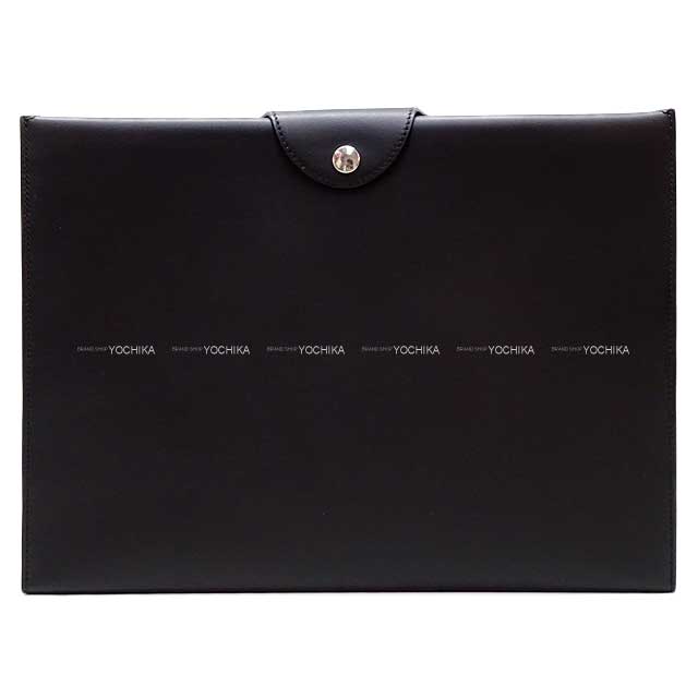 HERMES Briefcase Tribune2 Noir (Black) Veau Sombrero Silver HW Stamp B[EXCELLENT][Authentic]