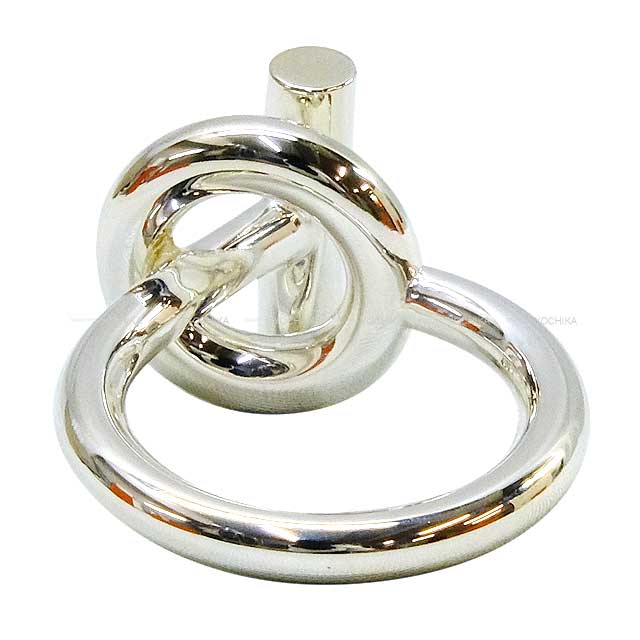 [Pre-loved] HERMES ring Echappee MM #50 Silver925[LIKE NEW][Authentic]