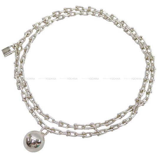 [Pre-loved] TIFFANY&Co. necklace Hardware Wrap Necklace Small Sterling Silver 60153372[LIKE NEW][Authentic]