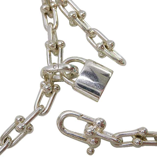 [Pre-loved] TIFFANY&Co. necklace Hardware Wrap Necklace Small Sterling Silver 60153372[LIKE NEW][Authentic]