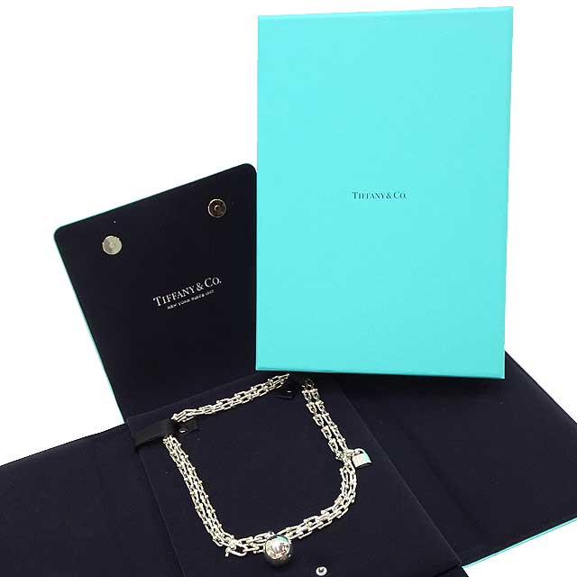 [Pre-loved] TIFFANY&Co. necklace Hardware Wrap Necklace Small Sterling Silver 60153372[LIKE NEW][Authentic]