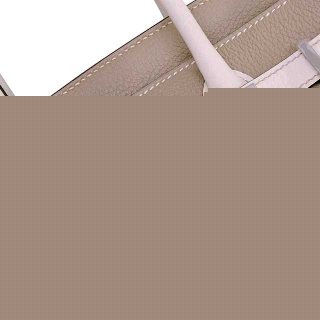 HERMES Handbag Birkin25 Special Order HSS Cheval Stamp Gris Tourterelle/Craie Veau Jonathan Mat Silver HW Stamp Ｂ[BRAND NEW][Authentic]