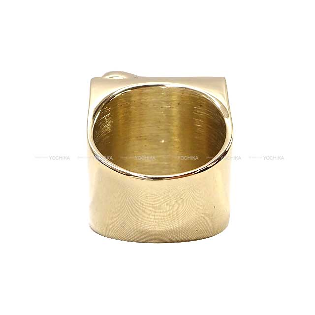 CHANEL ring Rhinestone Coco mark Camellia Perfume Square #53 Noir (Black)/Pink #53 Champagne Gold HW ABD351[BRAND NEW][Authentic]