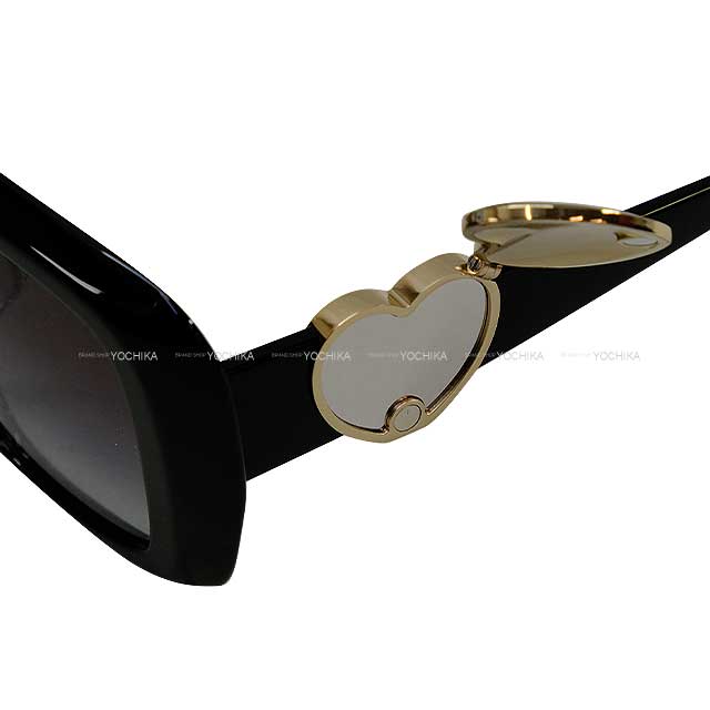 CHANEL sunglass Coco mark with Heart Mirror Noir (Black) A71588[EXCELLENT][Authentic]