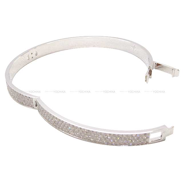 HERMES bracelet H d'Ancre Full diamond #SH Au750/diamond 3.09ct[BRAND NEW][Authentic]