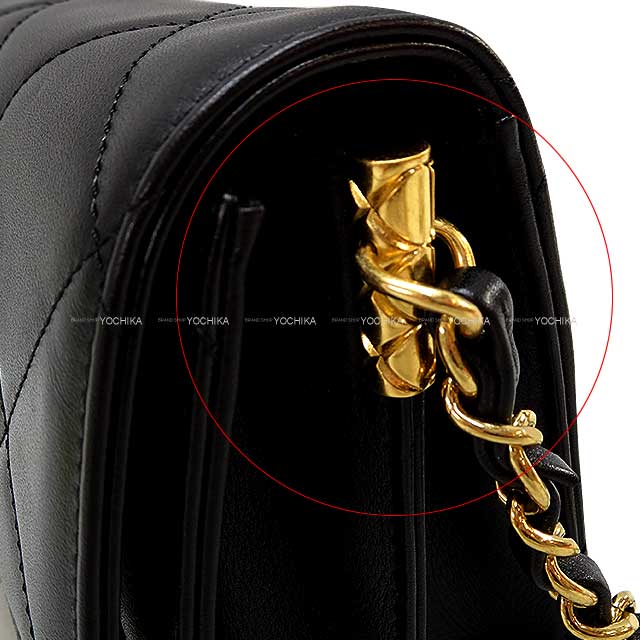 2023 Cruise CHANEL Shoulder bag Rhinestone Coco Octagon Matlasse Chain Flap Noir (Black) Lambskin Antique Gold HW AS3720[EXCELLENT][Authentic]