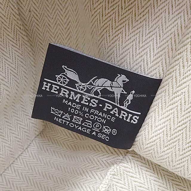 HERMES Pouch Bride a Brac PM Carnin Toile H Silver HW[EXCELLENT][Authentic]