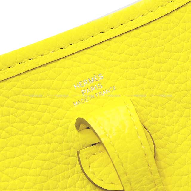 HERMES Shoulder bag Evelyne 16 TPM Limoncello Taurillon Clemence Silver HW Stamp W[BRAND NEW][Authentic]