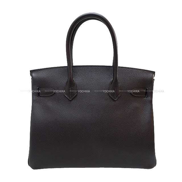 [Pre-loved] HERMES Handbag Birkin30 Noir (Black) Veau Epsom Silver HW Stamp Z[LIKE NEW][Authentic]