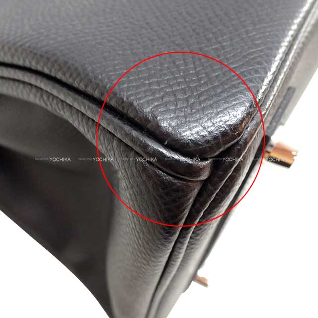 [Pre-loved] HERMES Handbag Birkin30 Noir (Black) Veau Epsom Silver HW Stamp Z[LIKE NEW][Authentic]