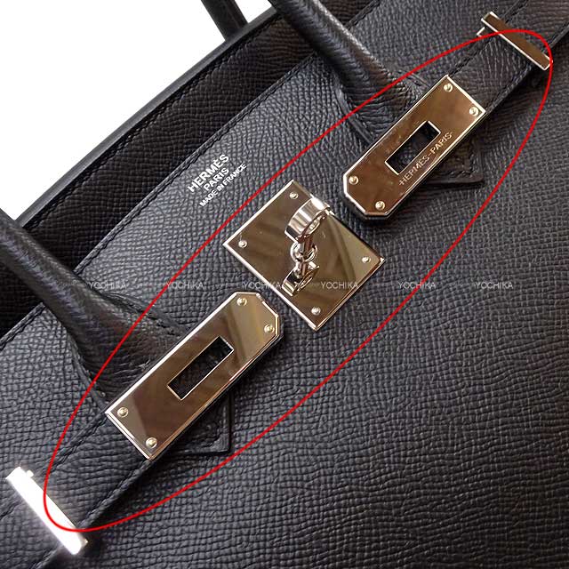 [Pre-loved] HERMES Handbag Birkin30 Noir (Black) Veau Epsom Silver HW Stamp Z[LIKE NEW][Authentic]