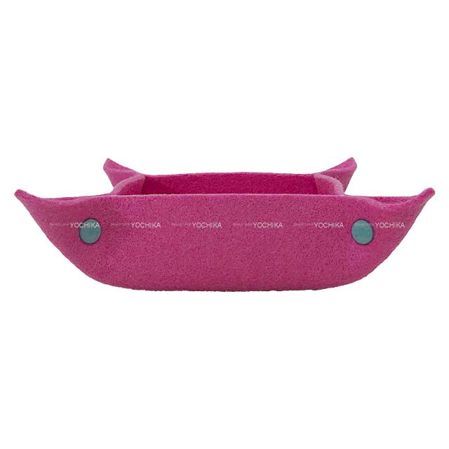 HERMES Tray Vide Poche Epopee PM Rose/Fuchsia Feutre(Felt)[BRAND NEW][Authentic]