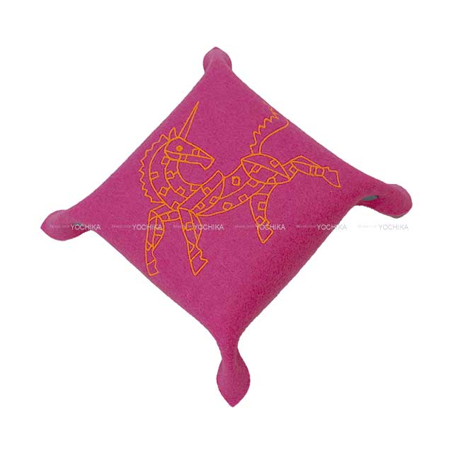 HERMES Tray Vide Poche Epopee PM Rose/Fuchsia Feutre(Felt)[BRAND NEW][Authentic]