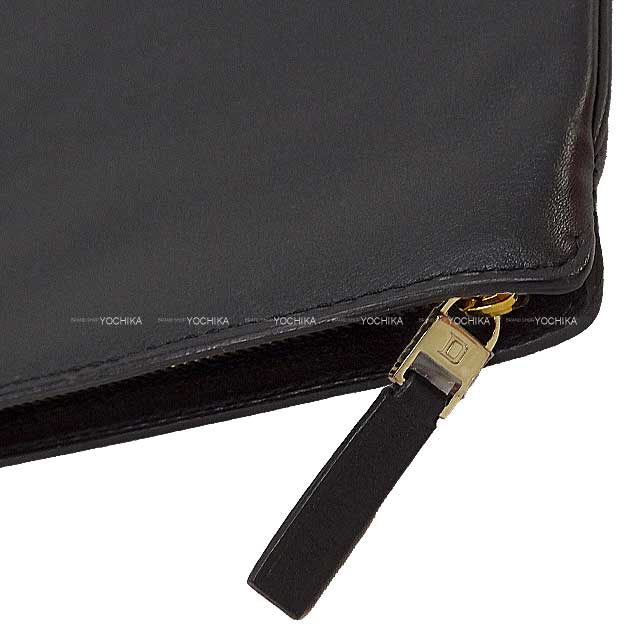 Saint Louis Clutch bag Allure Pochette XL Noir (Black) Polo Leather Gold HW C0301LAC99ZDP[EXCELLENT][Authentic]