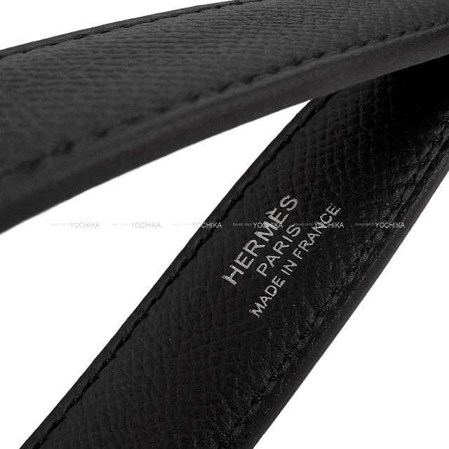 HERMES Clutch bag Kelly Depeche 25 Clutch Noir (Black) Ever Grain Silver HW Stamp D[EXCELLENT][Authentic]