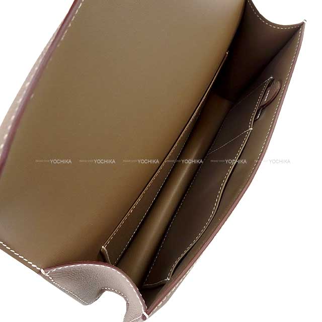 HERMES Shoulder bag Constance Elan Miroir Etoupe Veau Epsom Gold HW Stamp B[BRAND NEW][Authentic]