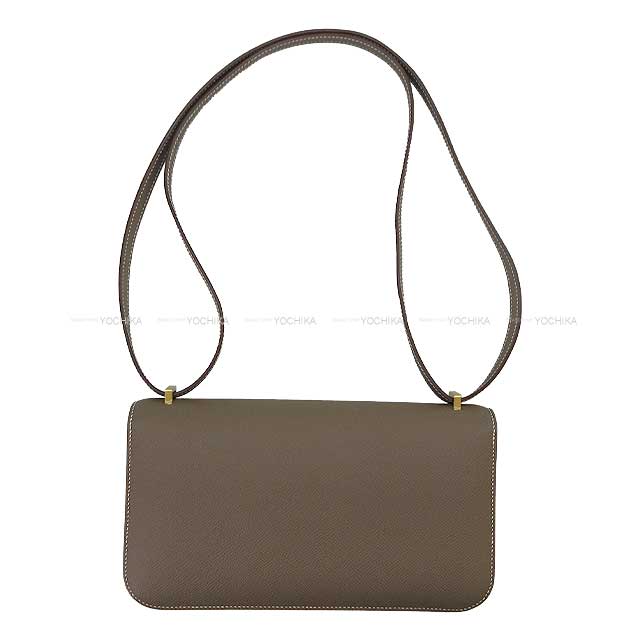 HERMES Shoulder bag Constance Elan Miroir Etoupe Veau Epsom Gold HW Stamp B[BRAND NEW][Authentic]