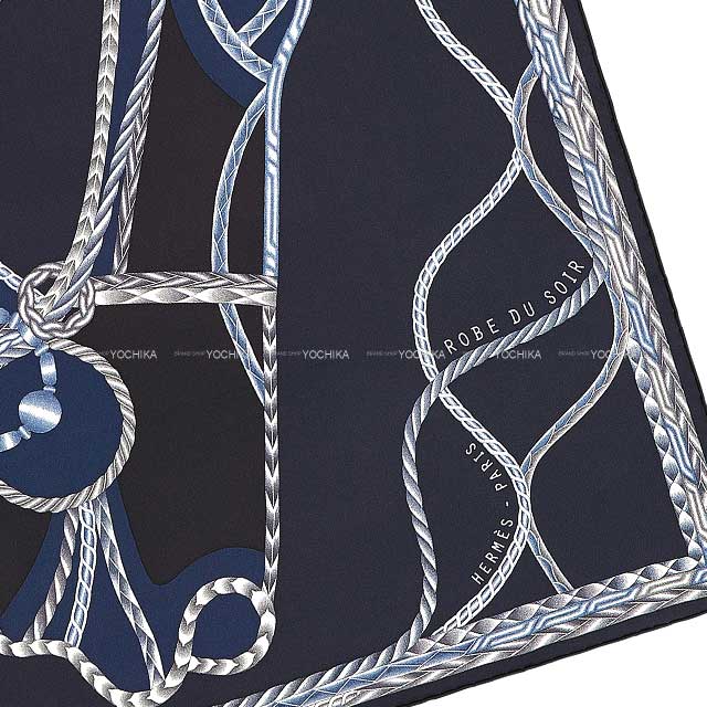 HERMES scarf Carre 90 ROBE DU SOIR Silk100%[BRAND NEW][Authentic]